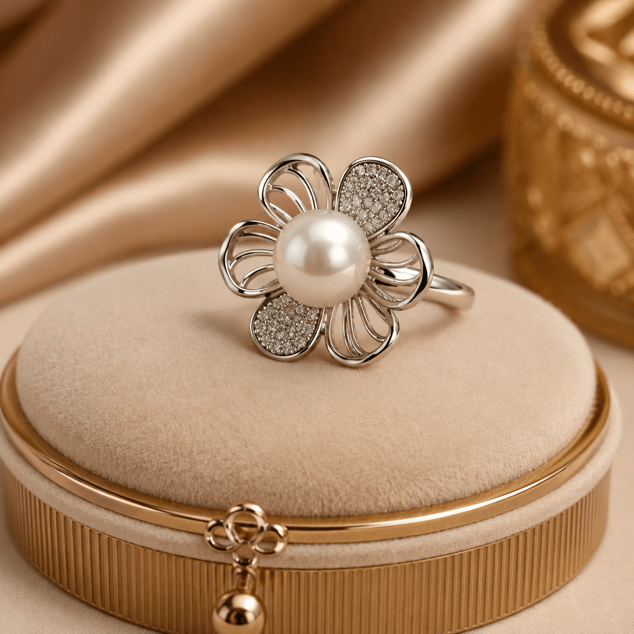 Anillo Margarita — presentada en expositor