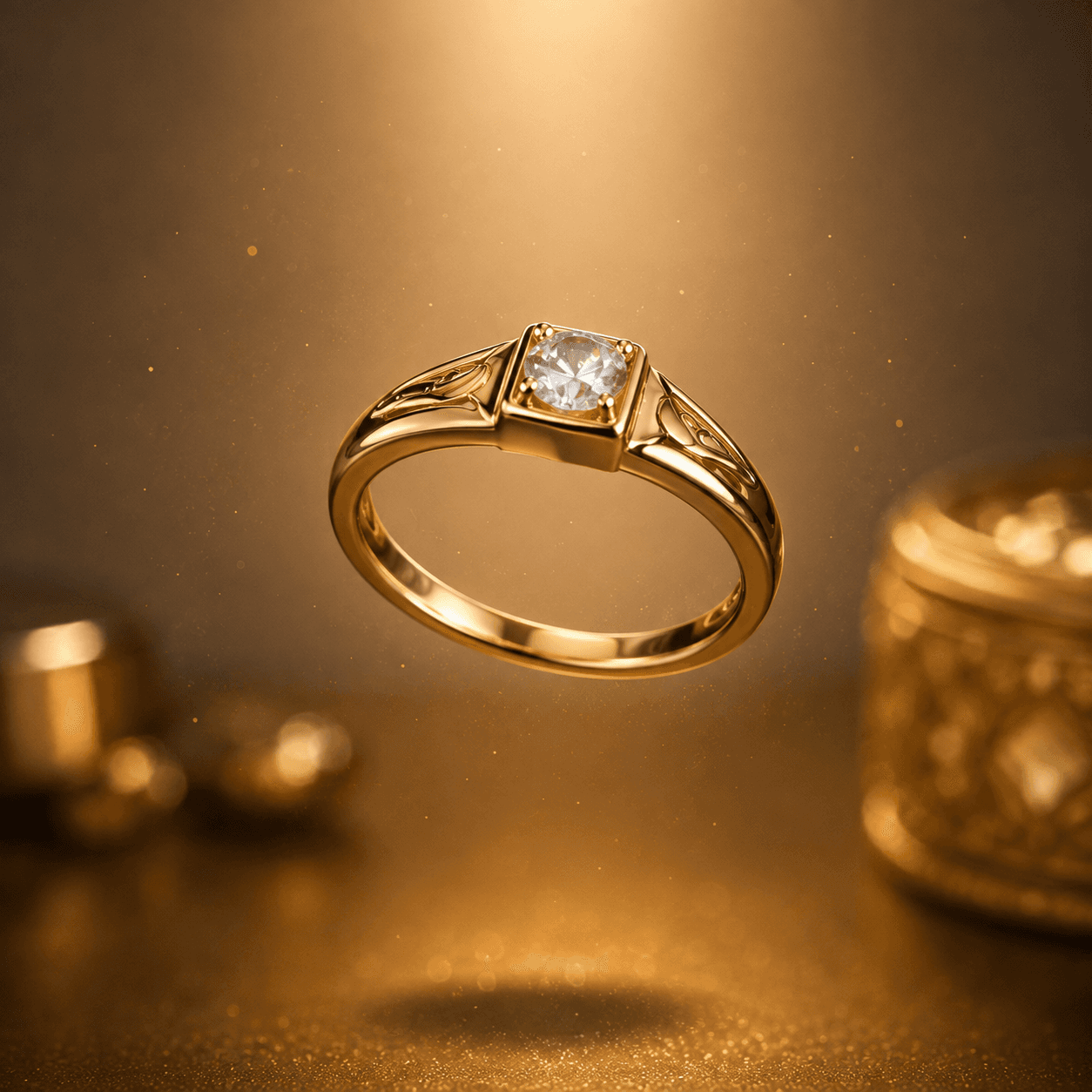 Anillo Distinción — composición flotante