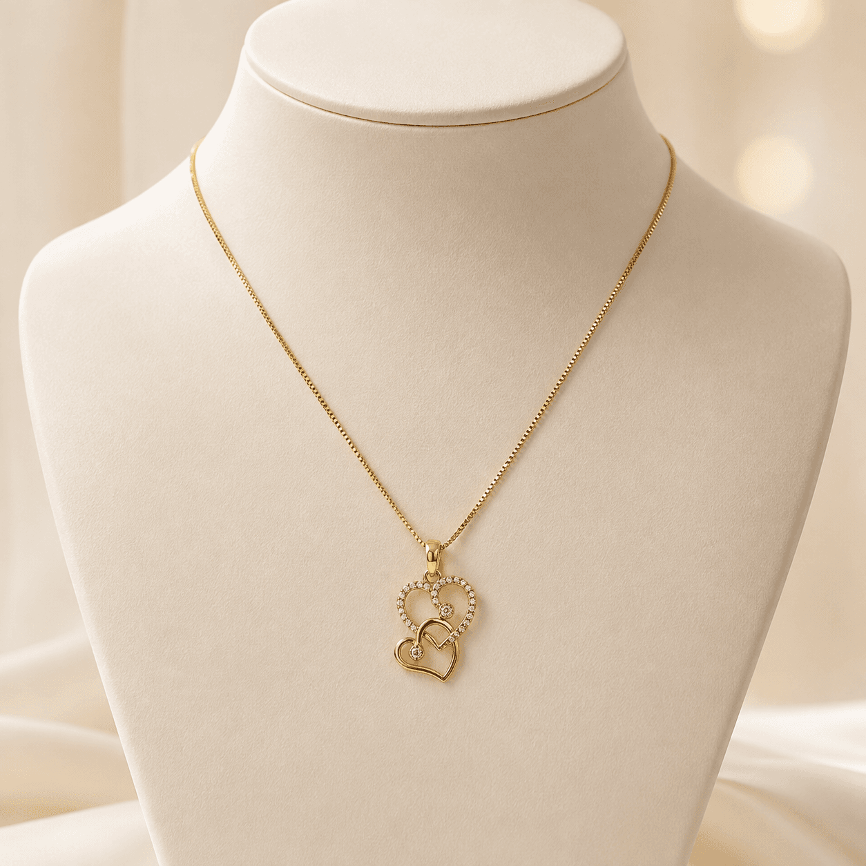 Collar Complicidad — presentada en expositor