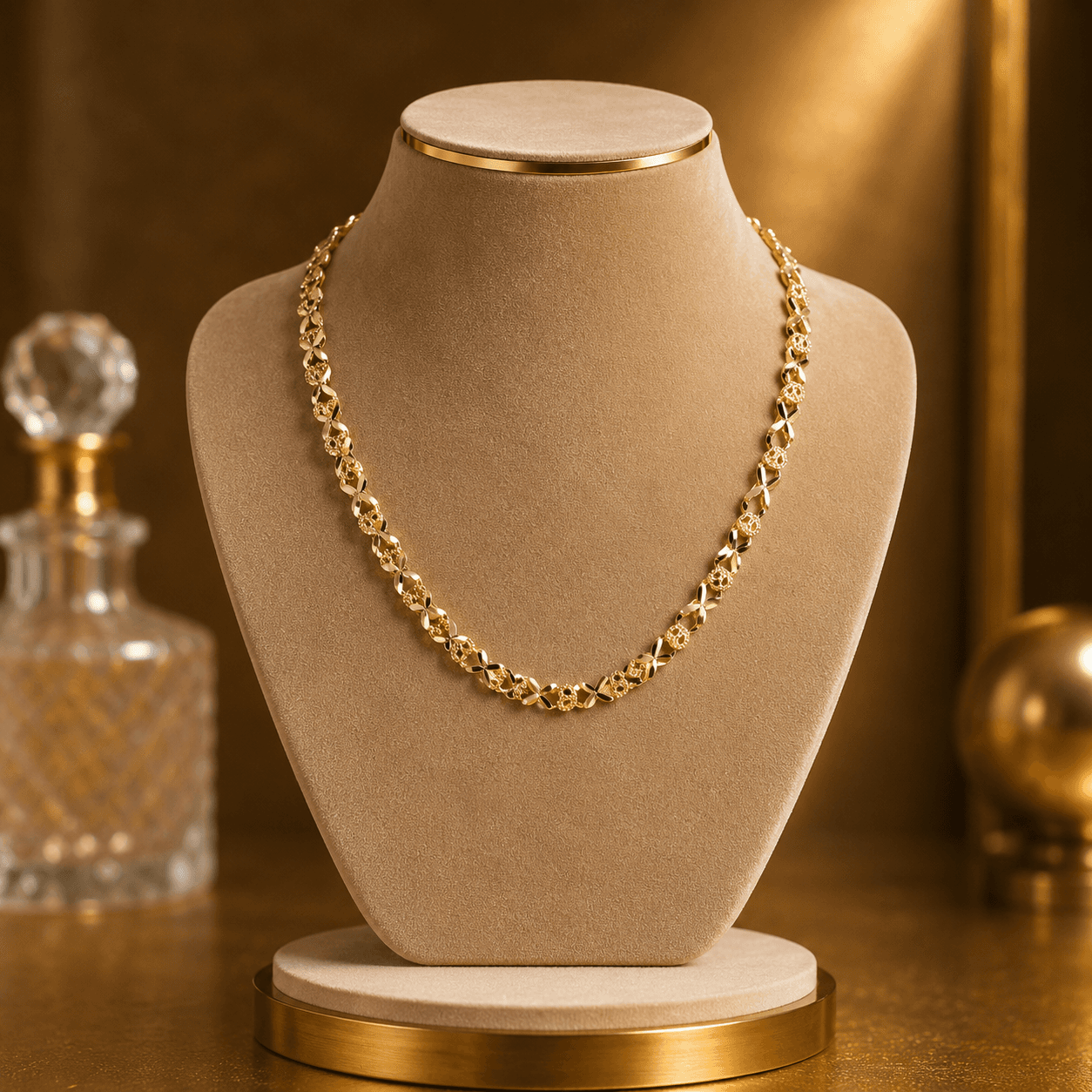 Collar Gala — presentada en expositor