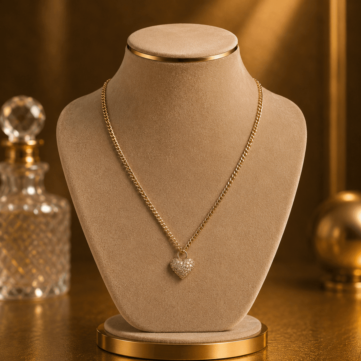 Collar Melodía — presentada en expositor
