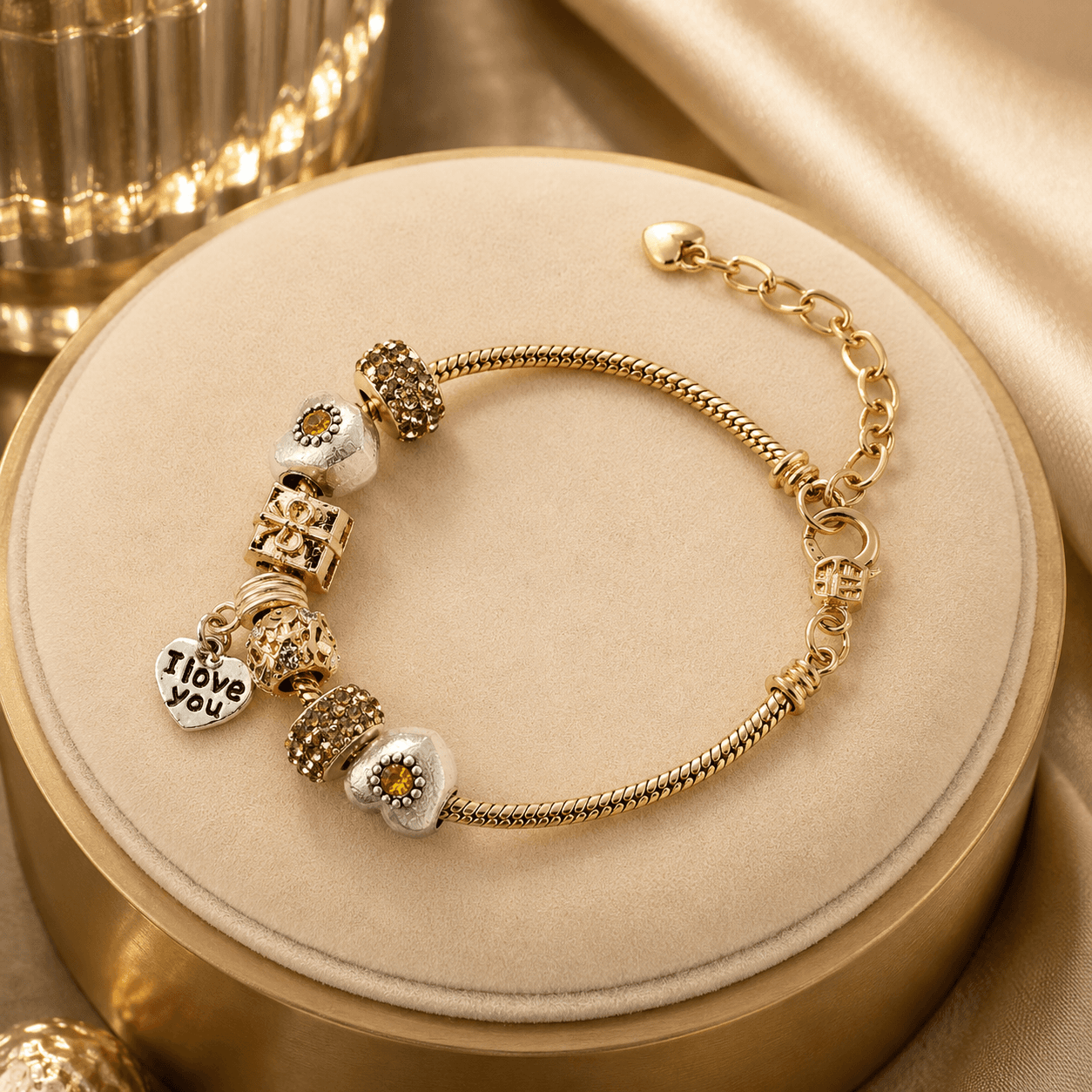 Pulsera completa ASAWIR — Dorada