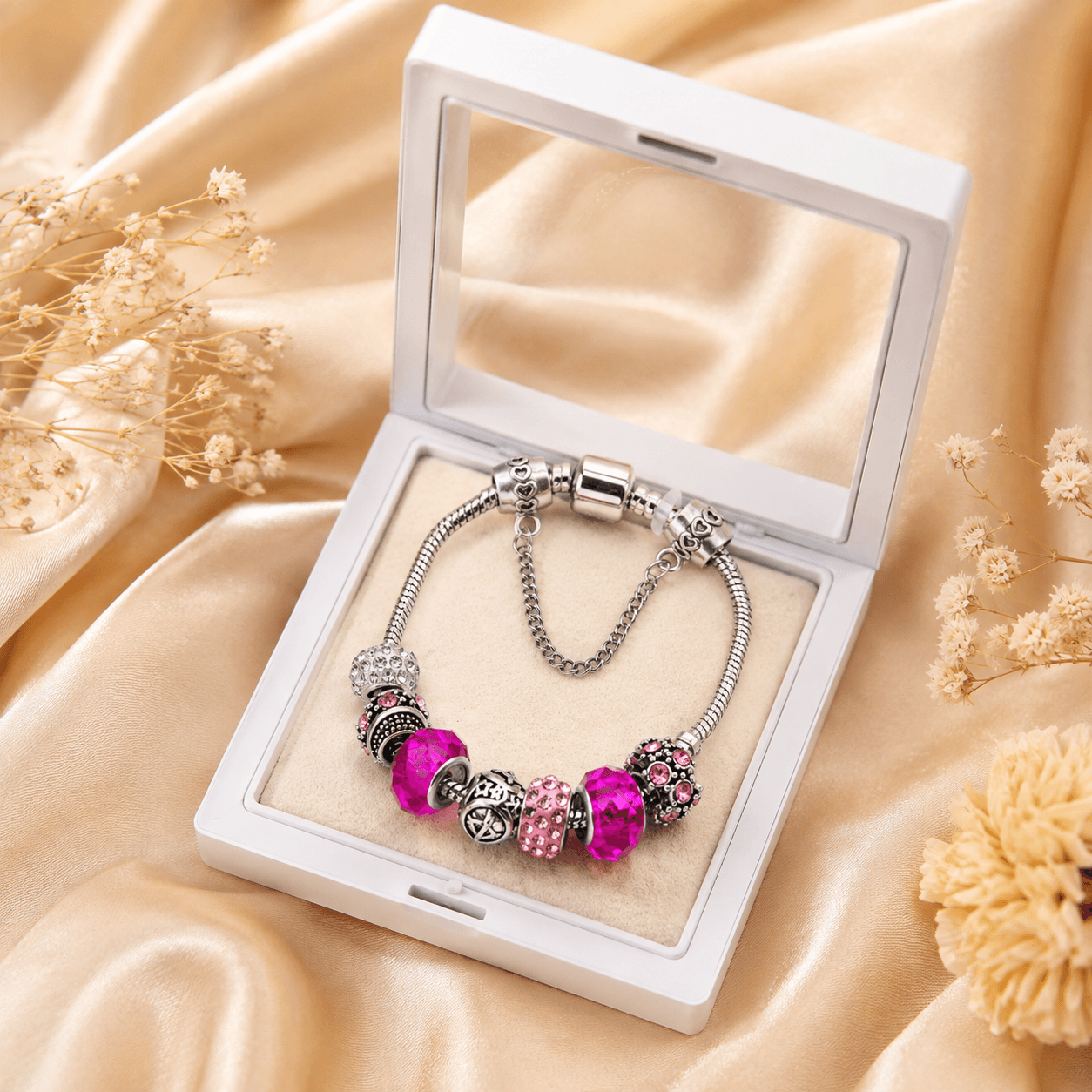 Pulsera completa ASAWIR — Roja — caja regalo