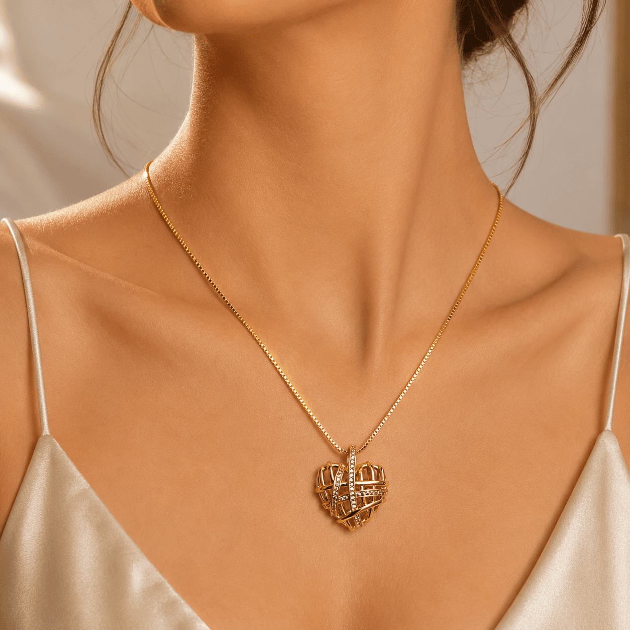 Collar Cautiva — puesta en modelo