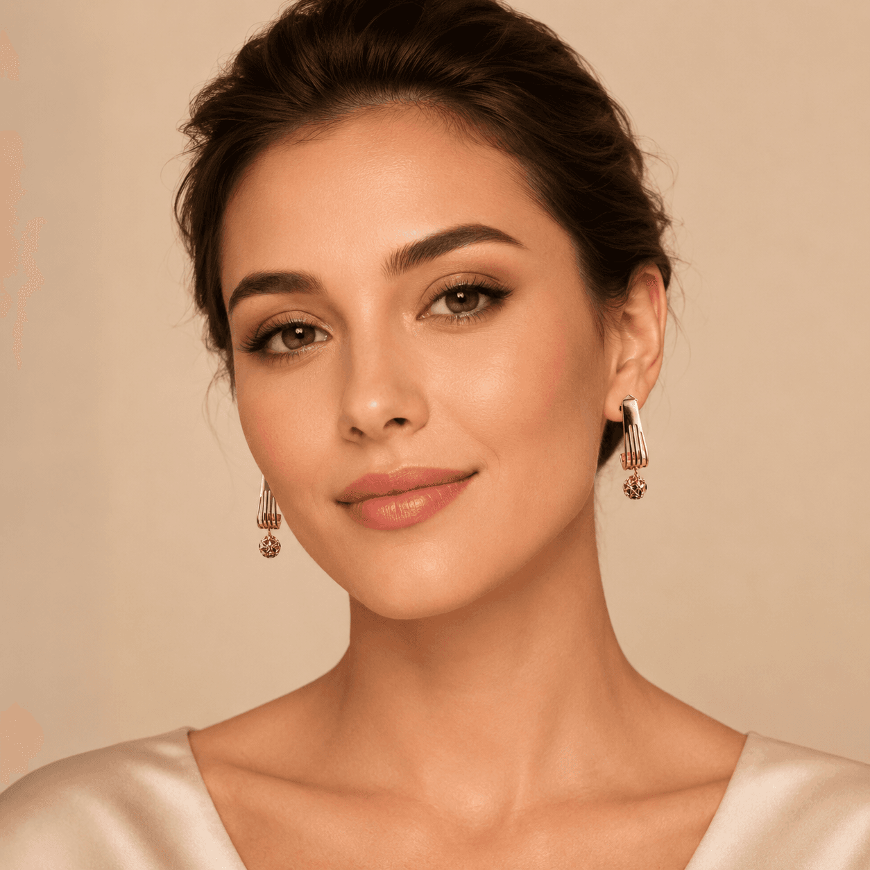 Pendientes Chispa — puesta en modelo